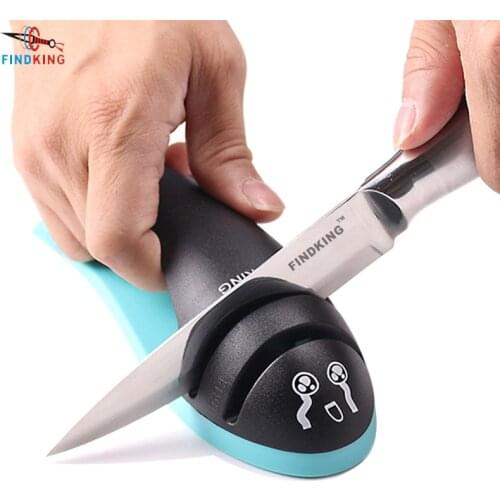 FINDKING brand 2 Stages (Diamond & Ceramic) fish shape Kitchen Knife Sharpener Household Knife Sharpener