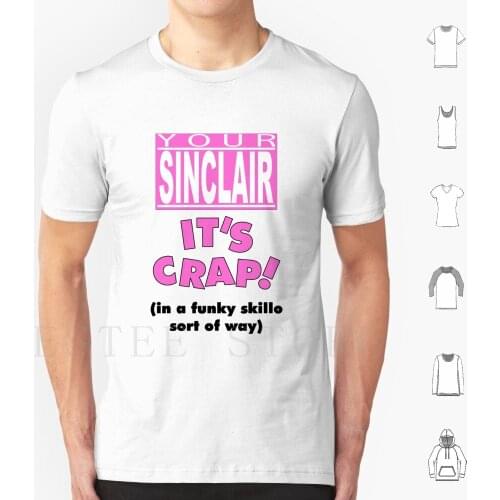 Your-ItS Crap! T Shirt Diy Big Size 100% Cotton Your Ys Spectrum Zx Spectrum Speccy Sir Clive Spec Chums Crap Logo Slogan 80S