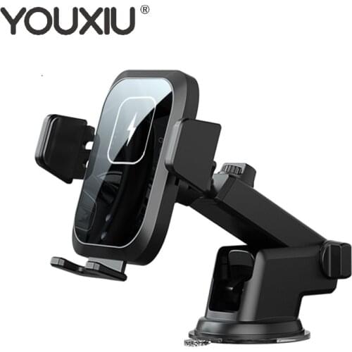 YOUXIU 15W Wireless Car Charger Air Vent Mount Phone Holder Automatic Clamping for iPhone 11 Samsung S10 Note 10 Fast Charging