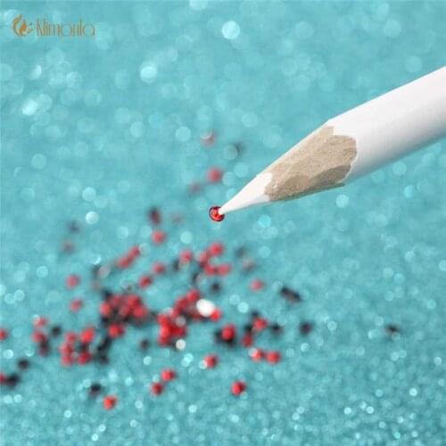 1PCS Rhinestone Picker Dotting Pencil For Picking Up Stones And Nail Things Nail Art Decoration Tools Rhinestones Pickup Pens