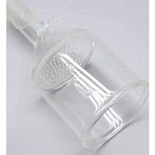 1PC 60ml 100ml 150ml 250ml 500ml 2000ml 24# Lab Glass suction filtration funnel with glass pane