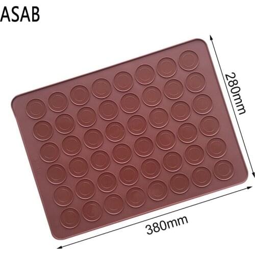 48 Holes Silicone Mat Oven Macaron Silicone Baking Mat Non-Stick Baking Macaron Cake Pad Bakeware Pastry Baking Tool 30 Holes