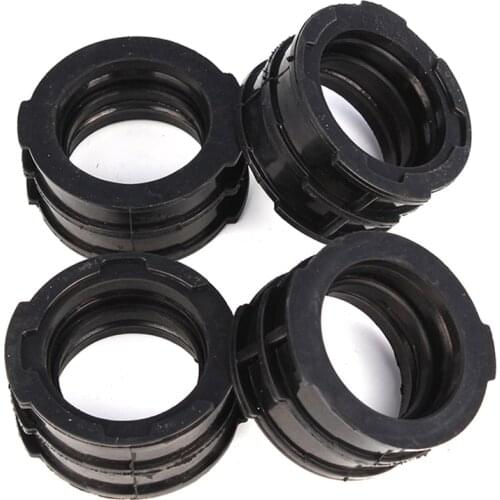 4x Motorcycle Carburetor Interface Intake Manifold Adapter Joint Boots Set For Yamaha V-MAX 1200 VMX12V 1985-2004 2005 2006 2007
