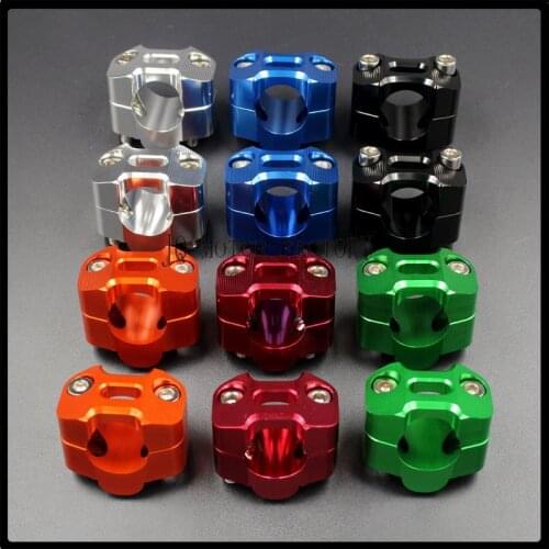 TAPER Aluminum Motorcycle Dirt Bike Handle Bar Mount Fat Bar Adapter Handlebar Mounts Riser Clamp 7/8" to 1 1/8 22mm to 28mm