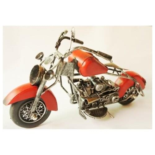 Free shipping Antique Metal handicrafts motorcycle model creative home/pub/office decoration Iron Craft