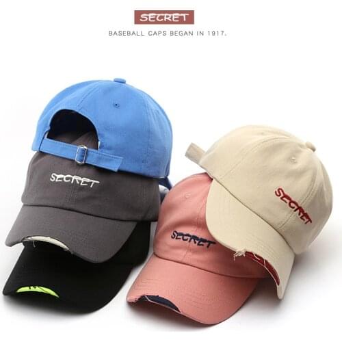 SLECKTON 2020 New Baseball Cap for Men and Women Cotton Snapback Hat Unisex Hole Hip Hop Hats Kids Hat Fashion Lady Ponytail Cap