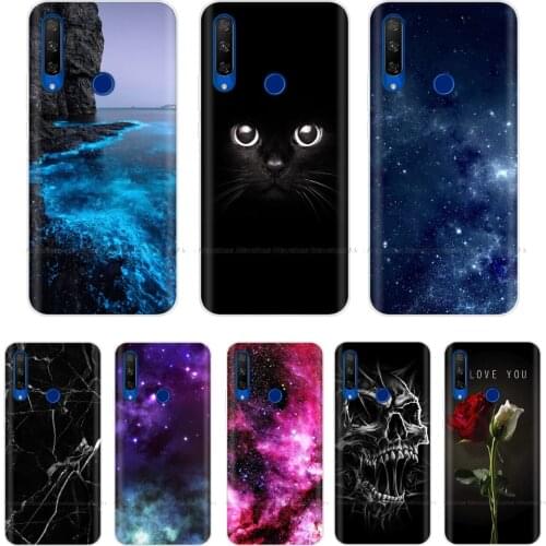 Case For Huawei Y7P Cover FOR Huawei P40 Lite E Ultra-thin Soft TPU Silicone Back Cover for Huawei P40 Lite E Cases Cute Flower