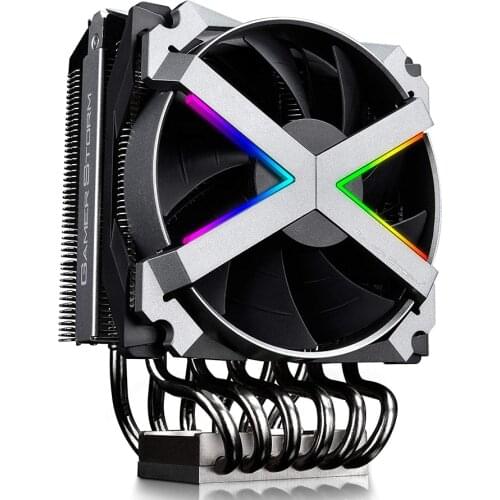 DEEPCOOL Fryzen cpu cooler 6 heatpipe 120mm 5V/3PIN ARGB PWM fan quiet For AMD TR4 AM4 AM3 AM2 With controller
