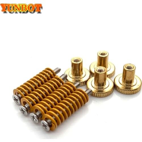 3d Printer Parts Ultimaker 2 Hot Bed Spring Leveling Kit M3*30 Screw&nut Leveling Spring Kit For Heated Bed Cr10 Ender-3 PrusaI3