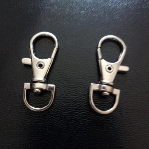 Hot 5pcs Metal Clasps Lobster Dog Collar Keychain Swivel Trigger Clips Snap Hook Leather Belt Strap Bag Buckles Diy Accessories