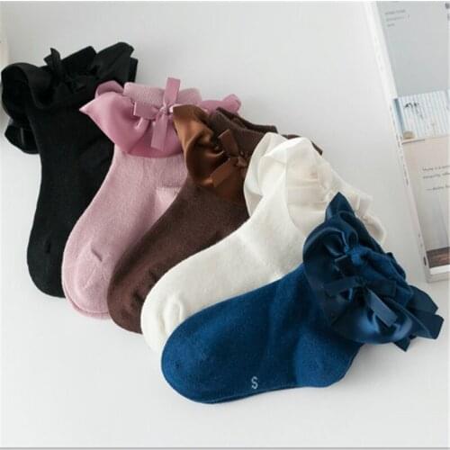 Newborn Cute Socks Kids Baby Girls Lace Design Ruffle Frilly Ankle Socks Princess Short Tutu Cotton Sock Girl Able Toddler