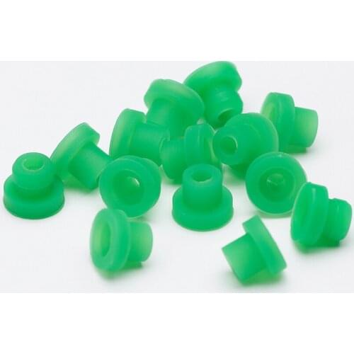 Wholesale Green Sterilized Tattoo Needle Rubber Grommets Nipples for tattoo machine gun needles accessories supply 100 pcs/lot