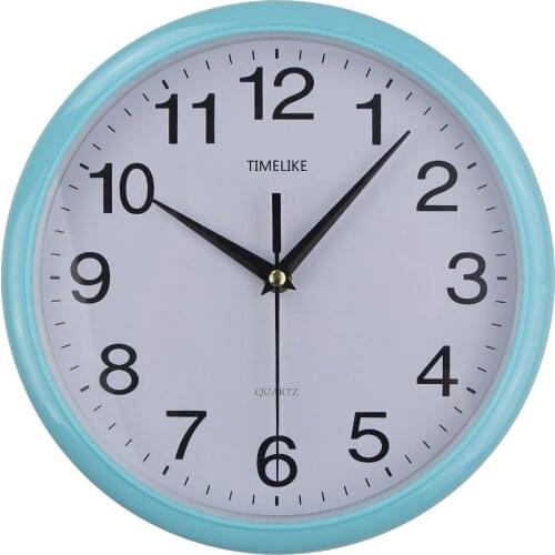 2019 New Arrivals Vintage Round Wall Clocks Modern Style Simple Plasitc Quartz Clocks Saat reloj de pared