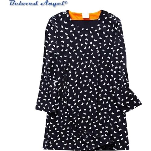 New Girls Dresses Cotton Brand Autumn Baby Girls Dress Princess Dress Kids Girls Clothes Children Long Sleeve Clothing
