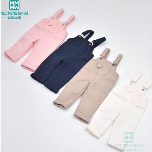 Blyth doll Clothes fashion Casual overalls, T-shirts, plaid shirts for Blyth Azone OB23 OB24 1/6 doll accessories