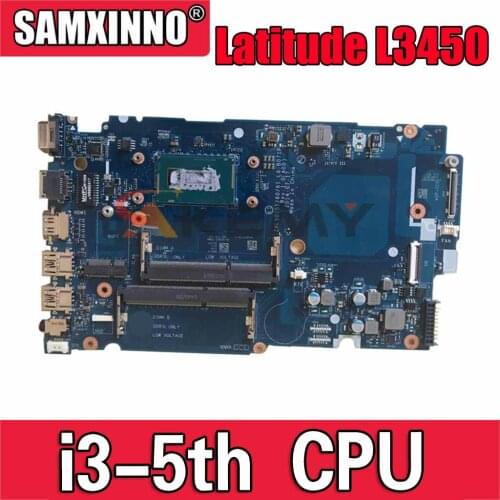 Original Laptop motherboard For DELL Latitude L3450 i3-5005U Mainboard CN-068RW5 068RW5 LA-B071P SR27G DDR3