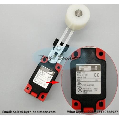 Escalator Elevator Lift Parts Limit switch travel switch elevator chain breaking switch GBA177EG1 ENK-U1