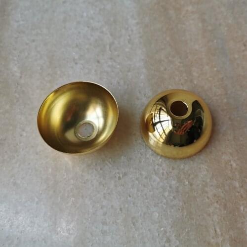 10pieces/lot diameter50x25mm gold cord pendant light hemispheric ceiling canopy decorative cover plate with 10mm central hole