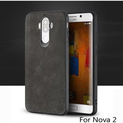 Luxury brand All-handmade genuine fur phone case For Huawei Nova2 Comfortable touch all-inclusive phone case