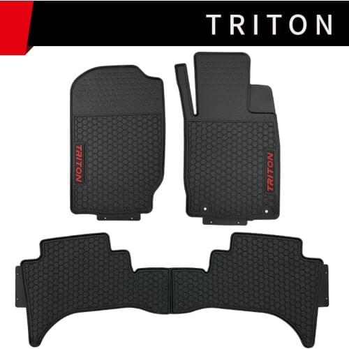 Special No Odor Carpets Waterproof Rubber Car Floor Mats for Mitsubishi L200 TRITON Right Steering Wheel RHD Cars