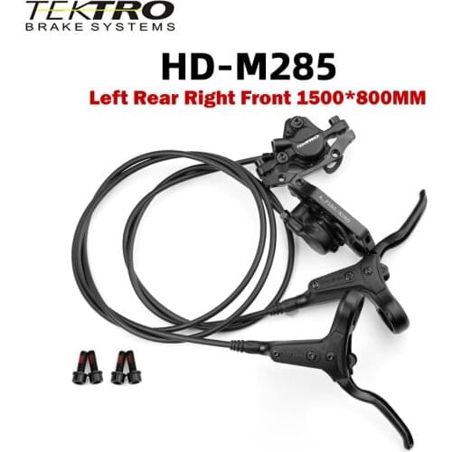 TEKTRO HD-M285 MTB Bicycle Hydraulic Disc Brake Front/Rear Brakes 800/1500mm with 160/180/203mm Rotor Mountain Bike Brake Parts
