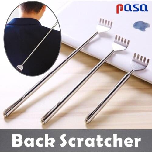 Stainless Telescopic Portable Extendable Handy Pocket Pen Clip Back Scratcher New Practica Handy Stainless Tickling tool