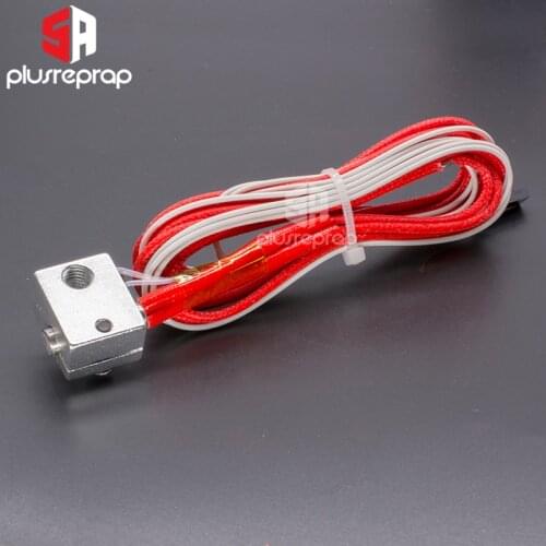 V6 J-head Hotend Heating Aluminum Block +Thermistor with 2 pin + Ceramic Heater 12V / 24V 40W for 3D Printer Part