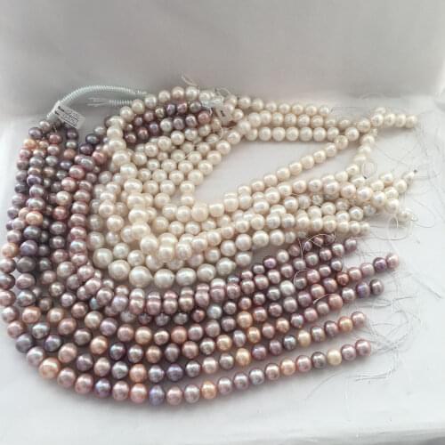 16 inch 11-15mm 100% Nature freshwater loose pearl with round baroque shape, BIG KESHI BAROQUE shape pearl