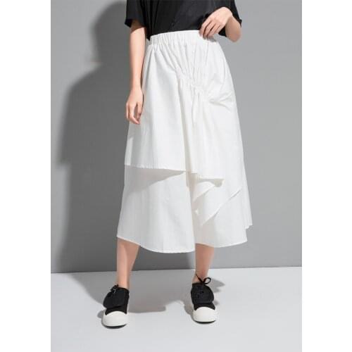 Tide ins style three-dimensional cut personalized splicing fashion skirt for half length in summer 2021 new asymmetrical Street
