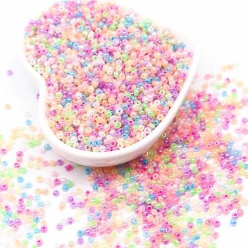 2mm Cream Seed Beads Czech Spacer Beads Glass Jewelry Handmad DIY for Bags Clothing Necklaces Bracelets Sewing Accessories