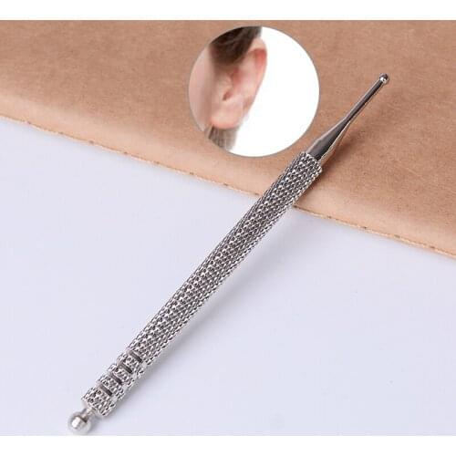 11cm/13cm Stainless Steel Acupuncture Point Probe Auricular Point Pen Beauty Ear Reflex Massage Needle Detection