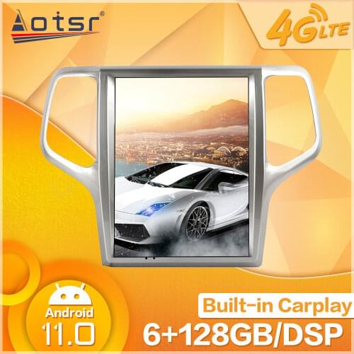 Android Multimedia Car Video Radio Tape Recorder Stereo Player For JEEP Grand Cherokee 2008 2009 - 2013 GPS Navigation Head Unit