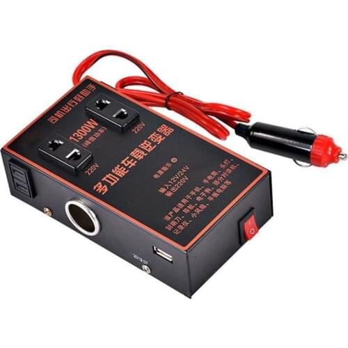 Car Inverter 12v24v Universal To 220v Multifunctional Power Socket Conversion Charger For Automobile Trucks