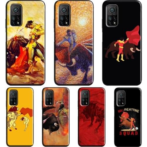 Bullfight Bull Fight For POCO M3 Pro F3 X3 NFC Case For Xiaomi Mi Note 10 Lite A3 9T 10T Pro Mi 11 Lite Coque