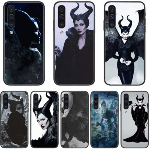 Disney Maleficent Angelina Jolie Phone Case Hull For Samsung Galaxy A 3 5 6 7 8 9 E 2018 Plus 2017 E S Black Shell Art Cell Co