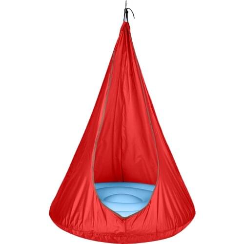 Kids Pod Swing Seat Hammock Garden Furniture Pod Swings Chair Indoor Outdoor Hanging Seat Child Swing Seat Patio Portable