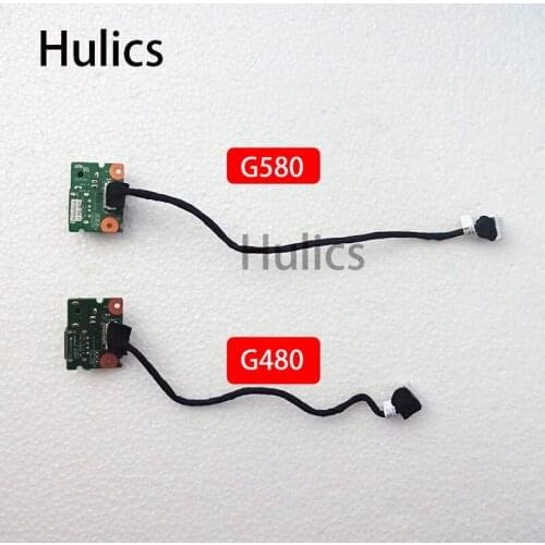 Hulics Original DC Power and USB Port Board For Lenovo G480 G485 G580 Laptop Parts LG4858 48.4SG02.011 55.4SG03.001G