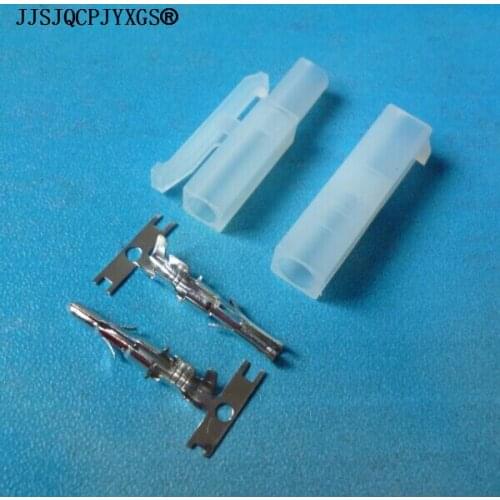 JJSJQCPJYXGS Big 1 Pin 1 Way Female Male Connector Large L6.2 6.2MM Socket Plug Motor Connector