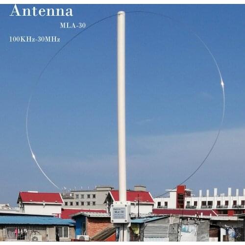 New MLA-30 Active Loop Antenna Active Receiving Antenna 100KHz-30MHz for Medium Wave Shortwave Radio