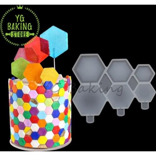 New Arrival Epoxy Lollipop Silicone Cake Mold Chocolate Mousse Mold Fondant Cake Decorating Kitchen Tool Bakeware