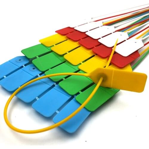 Plastic Logistics Seal Label Disposable Container Lead Seal Anti-theft Seedling Label Tie Plastic Seal Lock of Coal Mine Truck