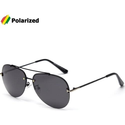 JackJad 2020 Fashion Half Frame Pilot Style Polarized Sunglasses Men Driving T Brand Design Sun Glasses Oculos De Sol S98169