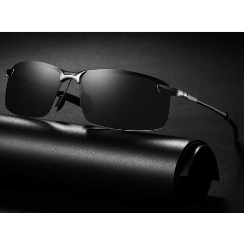 2021 New Polarized Color Changing Sunglasses Men Brand Designer Classic Metal Glasses Women Travel Driving Oculos De Sol