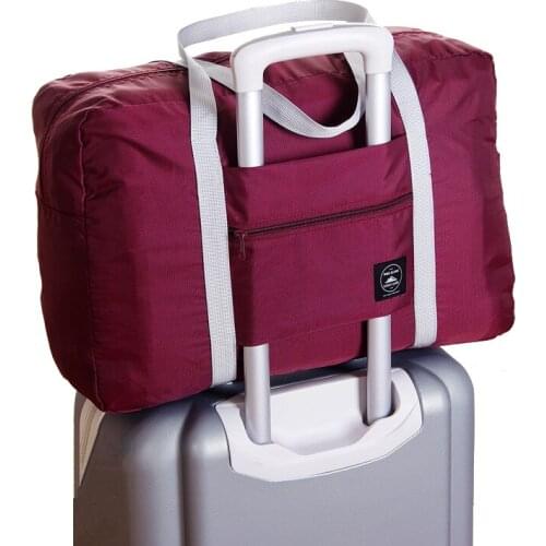 New Travel bag Pouch WaterProof Unisex Travel Handbags Women Luggage Storage organizer Travel Trolley Folding Bags