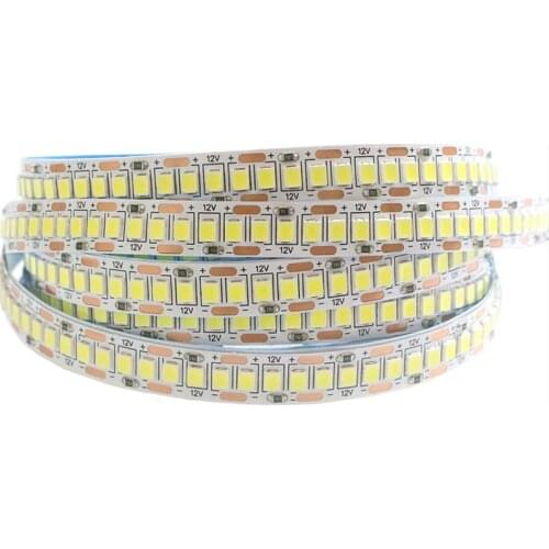 LED Strip SMD 2835 DC 12V 24V Flexible LED Light Tape Waterproof 60 120 180 240 LEDs/m Warm White RGB LED Strip Lights 5M/lot