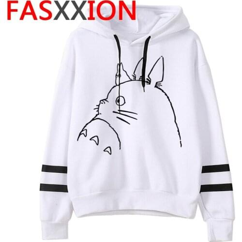 Totoro Studio Miyazaki Hayao hoodies women grunge anime 2021 Oversized women sweatshirts clothing streetwear graphic