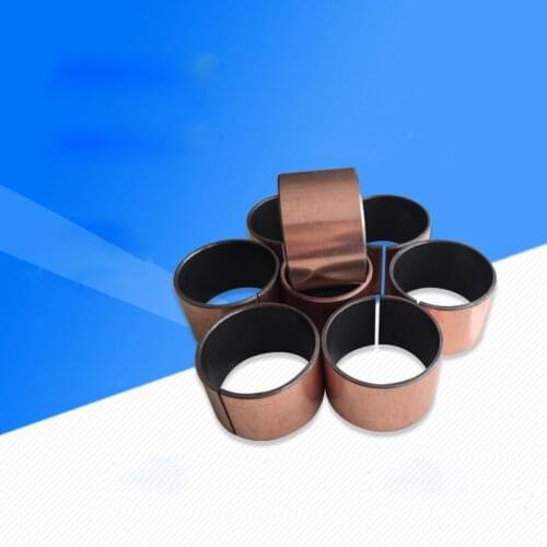 2pcs the inside diameter of 25mm outer diameter 28mm opening copper sets oil bearing guide bush complex sleeve 10mm-50mm high