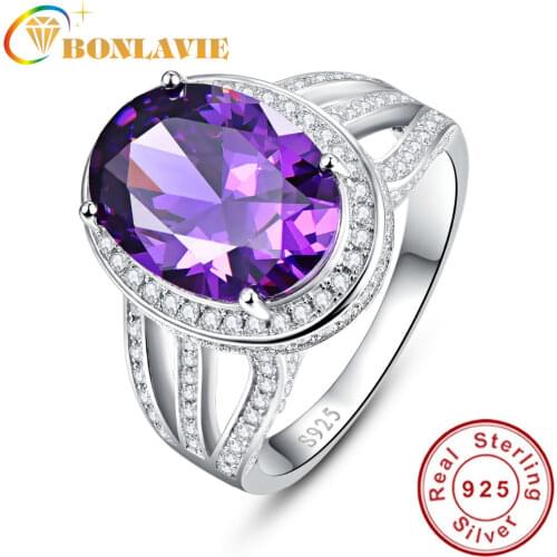 925 Sterling Silver Ring 10.2ct Natural Amethyst Fire Mystic Topaz Solid Cocktail Vintage Jewelry Promotion Brand New Ring