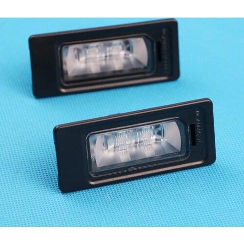 2Pcs LED License Plate Light Lamp For Audi A1 A3 A4 A5 A6 A7 Q3 Q5 TT For VW Jetta Passat 2013 2014 4G0943021 5N0943021