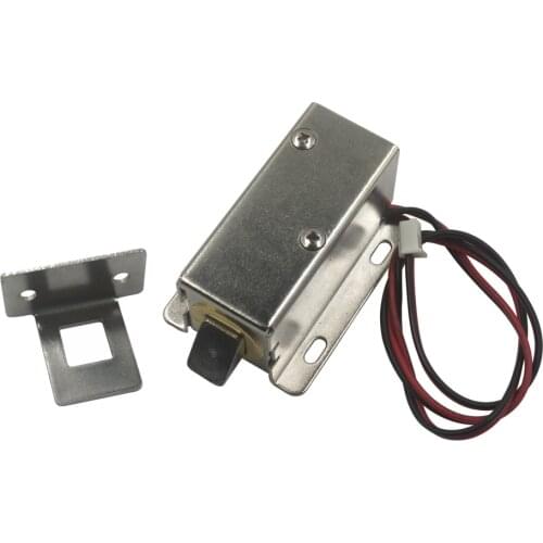 24V Cabinet Door Electric Lock Tongue Up Assembly Solenoid